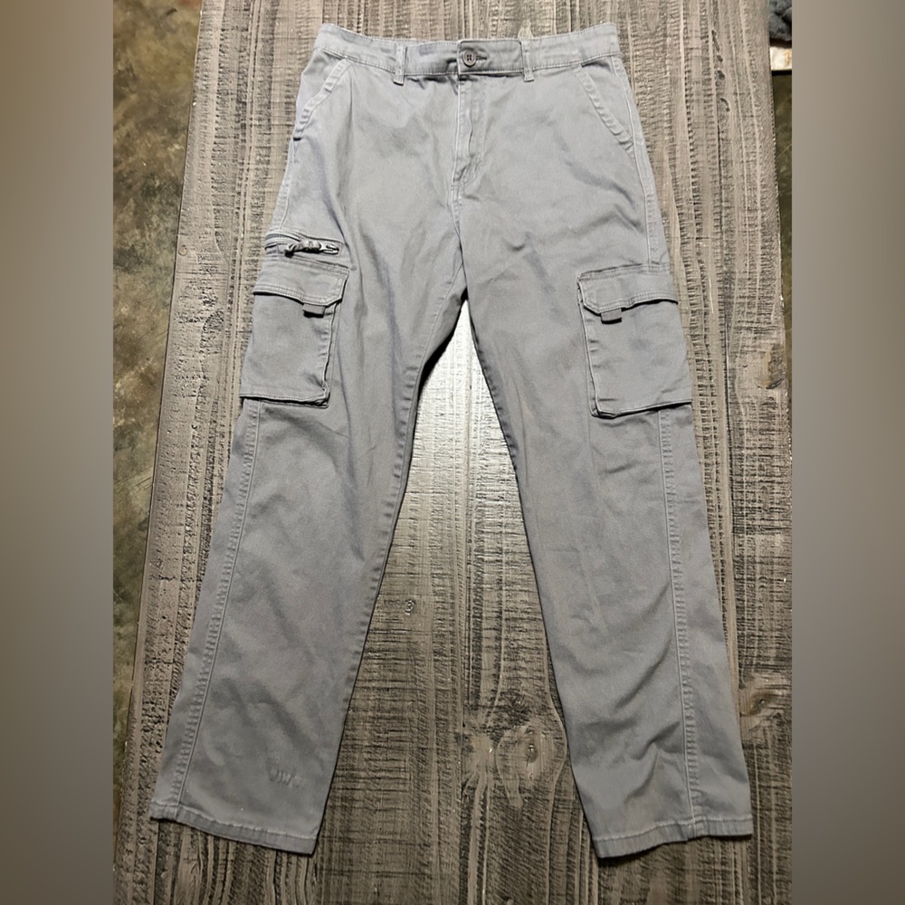 Men's Light Gray Cargo Pants